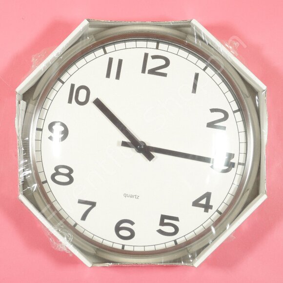 IKEA Other - Ikea PUGG Stainless Steel Low Voltage Wall Clock